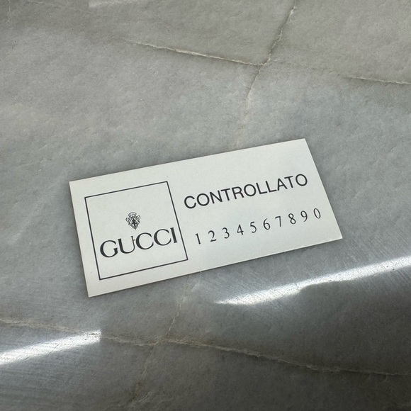 Vintage Gucci Black Calf Leather Shoulder Bag - Picture 14 of 15